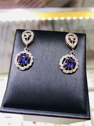 Purple Earring